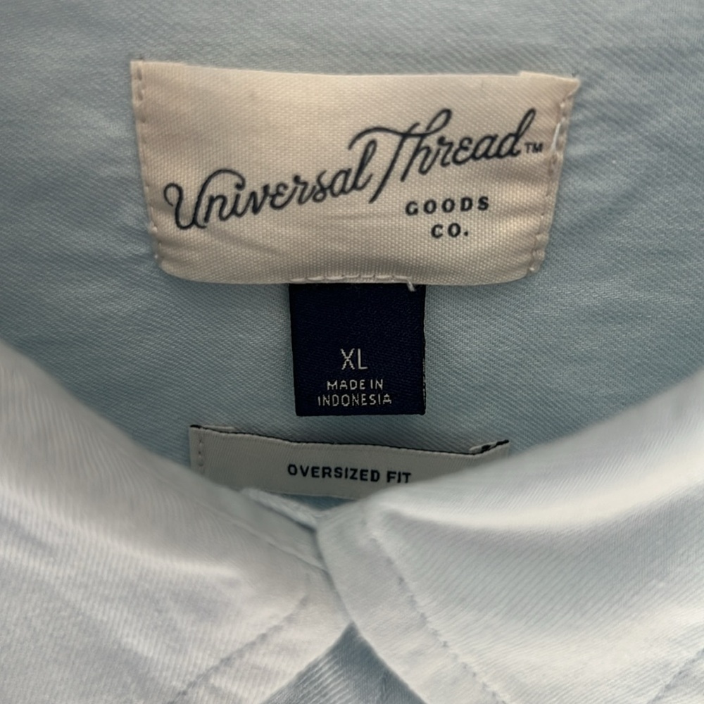 Universal Thread Goods Co. Light Blue Button Down… - image 2